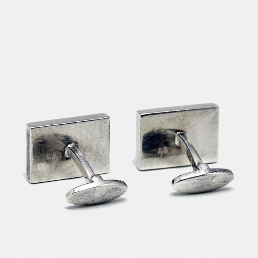 Gucci Ghost Silver 925 Rectangular Cufflinks - image 3